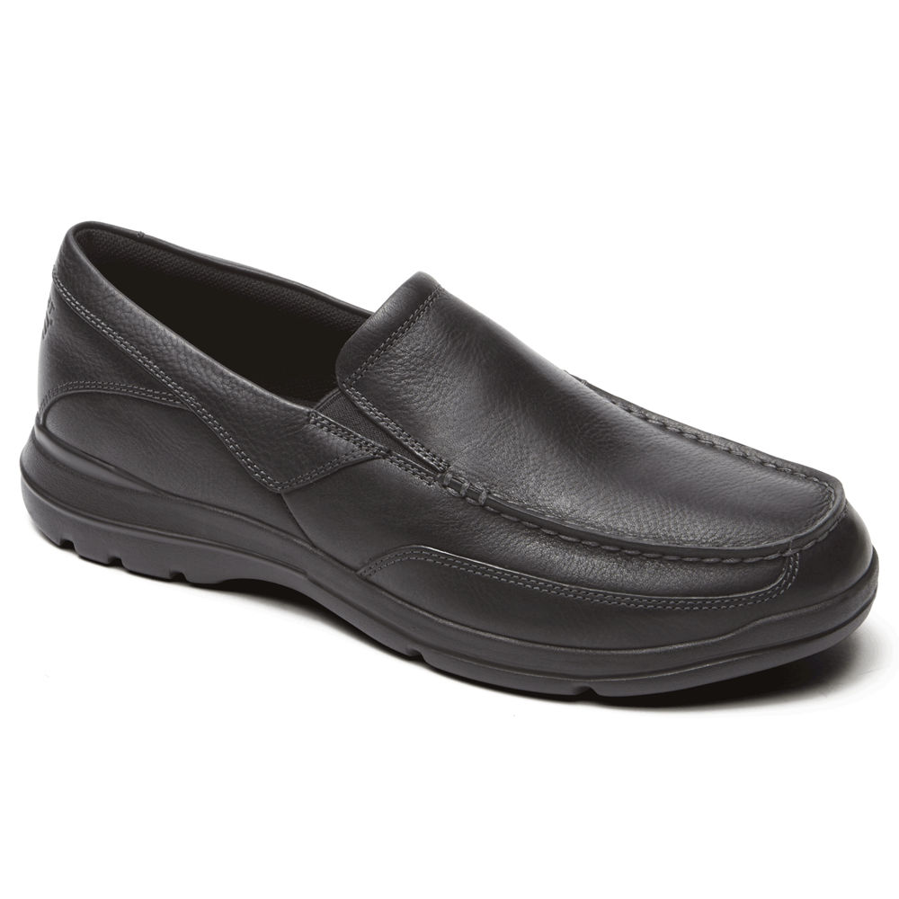 Rockport Slip-On For Mens Black - Junction Point - VH4093678